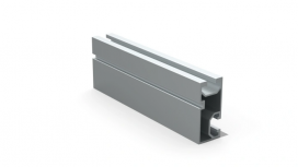 Basel Riel de Montaje para Modulos Fotovoltaicos N00015, Aluminio