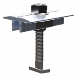 Basel Abrazadera Intermedia N00027, Acero Inoxidable, para N Rail/S Rail