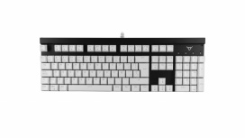 Teclado Gamer Batauro Beliarde RGB, Teclado Mecánico, Switch Gateron Blue, Alámbrico, Negro/Blanco (Español)