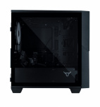 Gabinete Batauro Enfiniti, Midi-Tower, Micro-ATX/Mini-ITX, USB 2.0/3.0, con Fuente de 450W, 2 Ventiladores Instalados, Negro - Imagen adicional 3