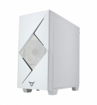 Gabinete Batauro Enfiniti, Midi-Tower, ATX/Micro-ATX/Mini-ITX, USB 2.0/3.0, con Fuente de 450W, 2 Ventiladores Instalados, Blanco - Imagen adicional 2