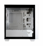 Gabinete Batauro Enfiniti, Midi-Tower, ATX/Micro-ATX/Mini-ITX, USB 2.0/3.0, con Fuente de 450W, 2 Ventiladores Instalados, Blanco - Imagen adicional 3