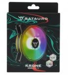 Ventilador Batauro KRN-700, 120mm, 1100RPM, ARGB, Negro 