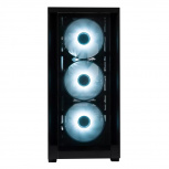 Gabinete Batauro Lander, Midi-Tower, Micro-ATX, USB 2.0/3.0, sin Fuente, 4 Ventiladores Instalados, Negro/Blanco - Imagen adicional 5