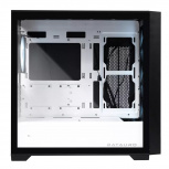 Gabinete Batauro Lander, Midi-Tower, Micro-ATX, USB 2.0/3.0, sin Fuente, 4 Ventiladores Instalados, Negro/Blanco - Imagen adicional 3