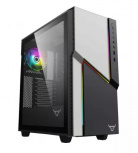 Gabinete Batauro NHYO, Midi-Tower, ATX/Micro-ATX/Mini-ITX, USB 2.0/3.0, sin Fuente, 1 Ventilador Instalado, Negro/Blanco