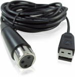 Behringer Cable AUX XLR Hembra - USB Macho, 5 Metros, Negro