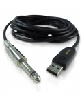 Behringer Cable  AUX 6.35mm Macho - USB A Macho, 5 Metros, Negro