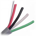 Belden Bobina de Cable de Audio sin Blindar, 4x 18AWG, 914 Metros, Gris