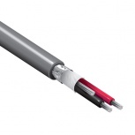 Belden Bobina de Cable de Señal con Blindaje, 2 Conductores, 305 Metros, Gris