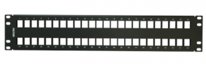 Belden Panel de Parcheo Cat5e/Cat6, 48 Puertos RJ-45, 2U, Negro