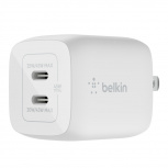 Belkin Cargador de Pared Dual WCH011DQWH, 45W, 2x USB-C, Blanco
