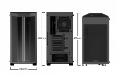 Gabinete be quiet! Pure Base 500 FX, Midi-Tower, ATX/Micro-ATX/Mini-ITX, USB 3.0, sin Fuente, 4 Ventiladores Instalados, Negro image