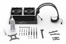 be quiet! Pure Loop 2 Enfriamiento Líquido para CPU, 2x 120mm, hasta 2100RPM, Negro  image