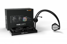 be quiet! Pure Loop 2 Enfriamiento Líquido para CPU, 2x 120mm, hasta 2100RPM, Negro  image