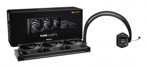 be quiet! PURE LOOP 3 Enfriamiento Líquido para CPU, 3x 120mm, hasta 2100RPM, Negro - Imagen adicional 1