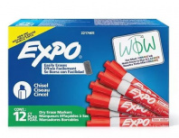 Berol Marcador para Pizarrón Expo, Rojo, 12 Piezas