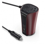 Bestek Inversor de Corriente para Auto MRI1511NU, 150W,  Entrada 12V, Salida 110V, 3 Contactos