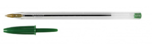 Bic Bolígrafo 7501014511047, Punto Mediano 1mm, Verde, 12 Piezas