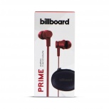 Billboard Audífonos Intrauriculares con Micrófono Prime, Alámbrico, 1.2 Metros, 3.5mm, Rojo - Imagen adicional 3