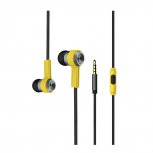 Billboard Audífonos Intrauriculares con Micrófono, Alámbrico, 3.5mm, Amarillo - Imagen adicional 1