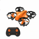 Binden Mini Drone Recreativo para Niños y Principiantes, 4 Rotores, hasta 50 Metros, Naranja