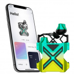 Binden Audífonos Intrauriculares Gamer Dark Punk, Inalámbrico, Bluetooth, Verde