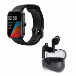 Binden Smartwatch ERA Hit, Touch, Bluetooth, Android/iOS, Negro - Incluye Audífonos One Pods Negro