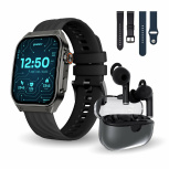 Binden Smartwatch ERA Day Line, Touch, Bluetooth 5.0, Android/iOS, Negro - Incluye Audífonos Onepods Negro