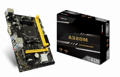 Tarjeta Madre Biostar A320MH, S-AM4, AMD A320, HDMI, 32GB DDR4 para AMD ― Requiere Actualización de Bios para la Serie Ryzen 3000