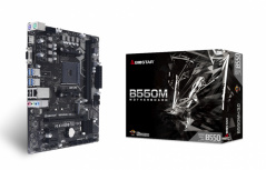 Tarjeta Madre Biostar Micro ATX B550MH 3.0, S-AM4, AMD B550, HDMI, 64GB DDR4 para AMD