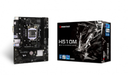 Tarjeta Madre Biostar H510MHP, Micro-ATX, LGA 1200, Intel H470, 64GB DDR4, HDMI para Intel