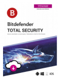 Bitdefender Total Security, 5 Usuarios, 2 Años, Windows/Mac