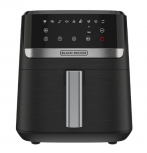 Black & Decker Freidora de Aire AFBD82-1BDLA, 5.5 Litros, 1500W, 200 °C, Negro