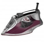 Black & Decker Plancha de Vapor, Suela Antiadherente, 1200W, Reservorio de Agua, Morado/Gris
