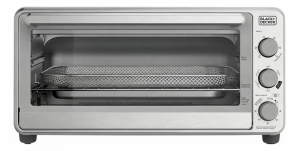 Black & Decker Horno Eléctrico Tostador TO82350SDLA, 1750W, 230°C máx, Plata