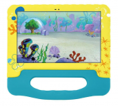 Tablet Bob Esponja para Niños Bob Esponja 10.1" 1280x800, 64GB, 4GB RAM, Android 15, Amarillo
