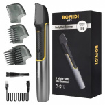 Bomidi Recortadora de Barba HT1, Recargable, 3 Piezas