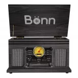 Bonn BNNAU-TORCLA002 Tornamesa, Bluetooth, Negro
