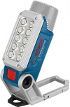 Bosch Lámpara de Taller LED Recargable GLI 12V-330, 330 Lúmenes, Azul/Gris - No Incluye Batería
