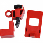 Brady Kit de Bloqueo con Abrazadera para Interruptores 65396, Rojo