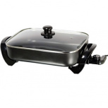 Brentwood Sartén Eléctrico SK-75, Antiadherente, Aluminio, Negro