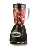 Brentwood Licuadora JB220, 1.5 Litros, 550W, 12 Velocidades, Negro