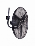 Brisa Ventilador Industrial de Pared WI-30, 3 Velocidades, 30", Negro