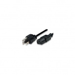 BRobotix Cable de Poder de CPU a Pared, 1.8 Metros, Negro