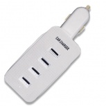 BRobotix Cargador para Auto 005003B, 5V, 4x USB 2.0, Blanco