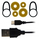 BRobotix Audífonos Intrauriculares Deportivos 100353A, Inalámbrico, Bluetooth, Amarillo - Imagen adicional 2