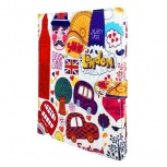 BRobotix Funda 102760L con Teclado para Tablet 10", London