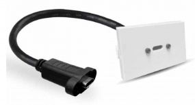 BRobotix Adaptador USB-C Macho - USB-C Hembra