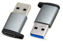 BRobotix Adaptador USB C Hembra - USB A Macho, Gris